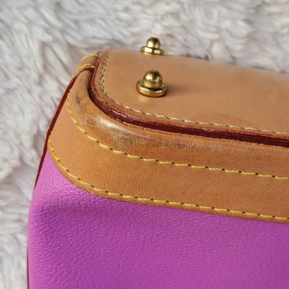Dooney& Bourke Pink pebbled Leather shoulder bag - Picture 10 of 13